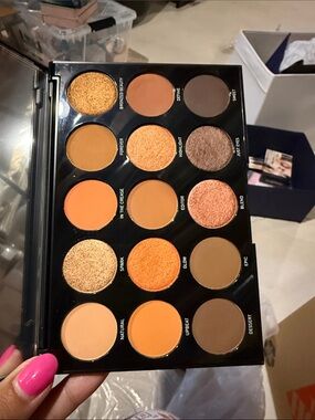 Morphe Warm Orange & Brown Eyeshadow Palette